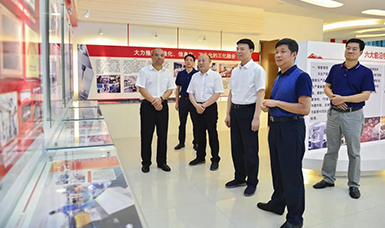 福建省人大常委會黨組書記、副主任張廣敏蒞臨虹潤公司調(diào)研指導