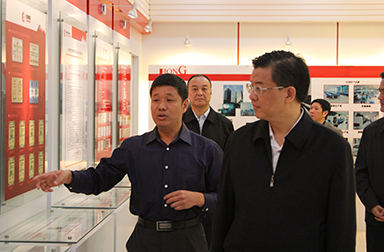 福建省委常委、省紀(jì)委書記倪岳峰調(diào)研虹潤(rùn)公司